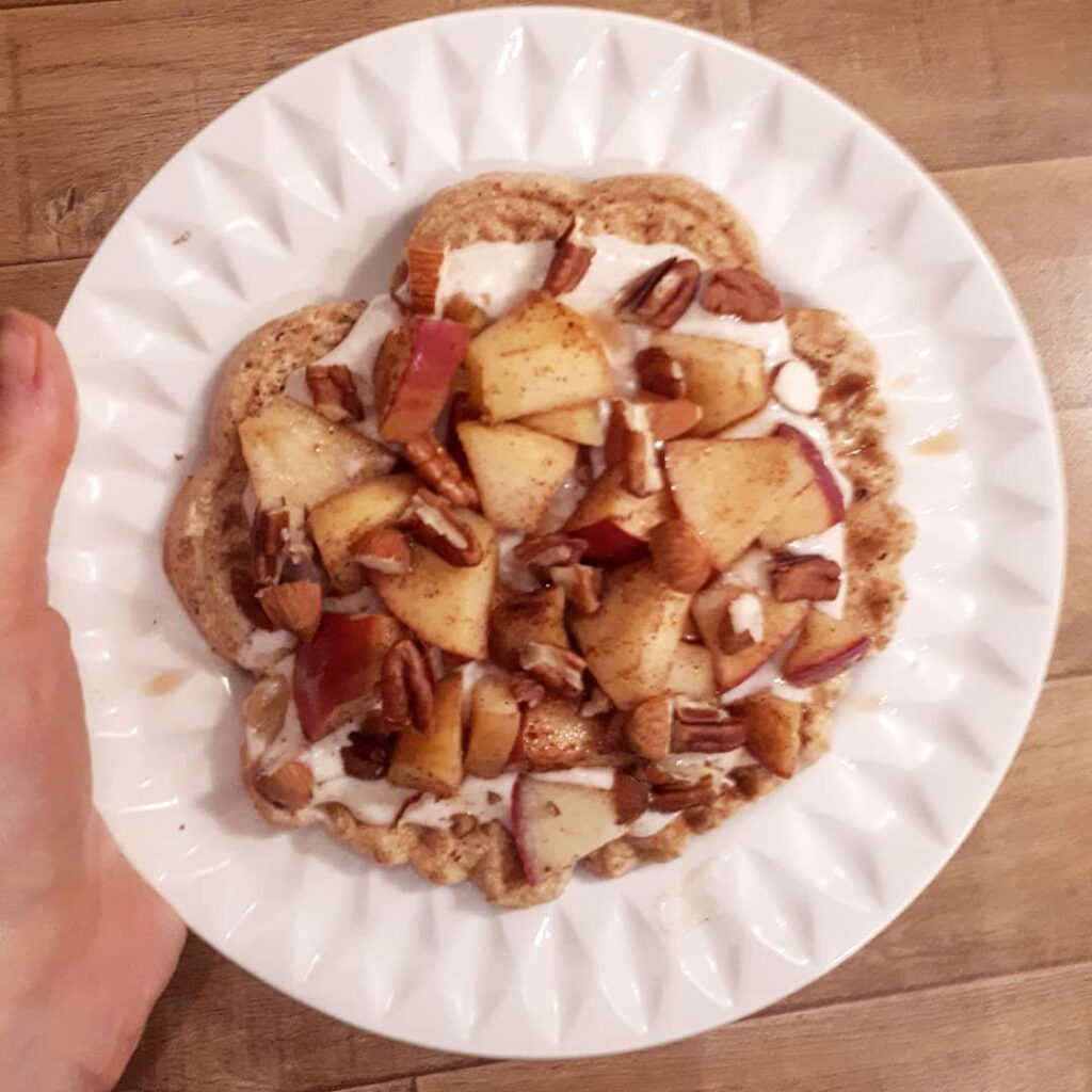 Gaufre pomme/cannelle