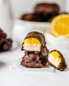 Barres chocolat-citron-coco