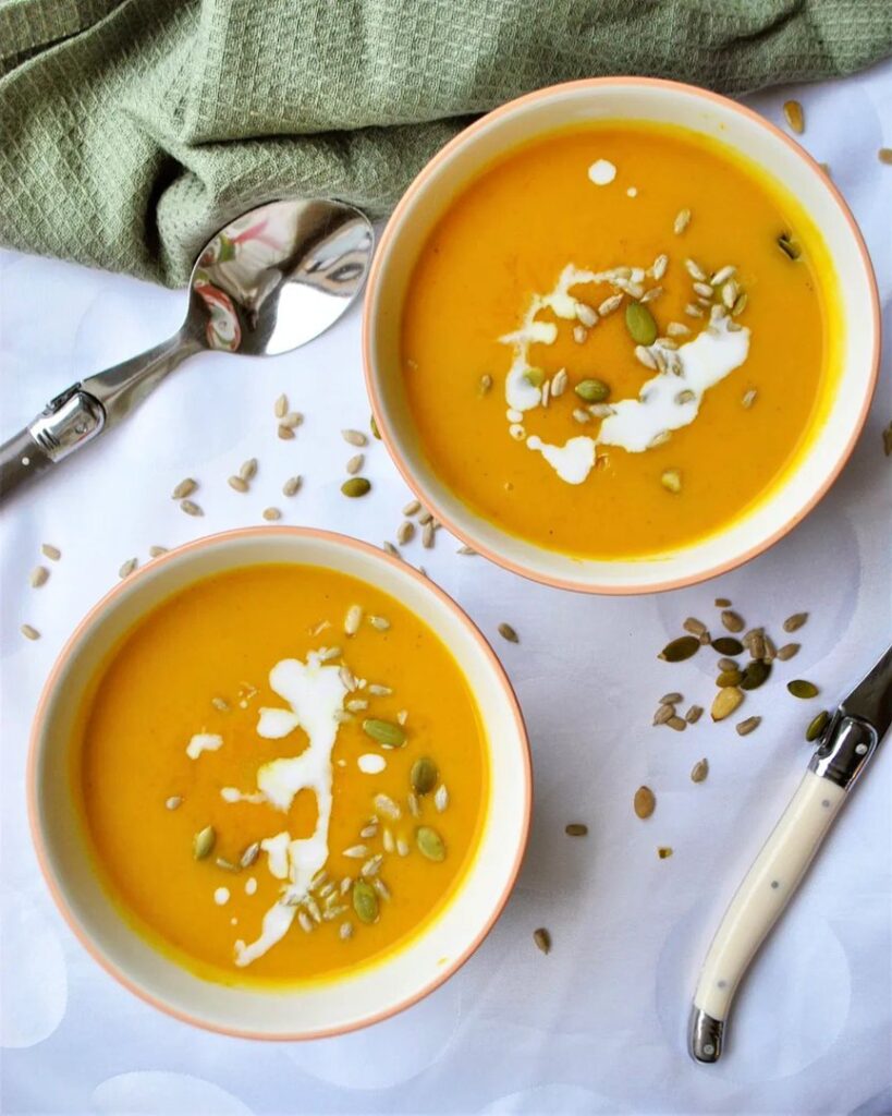 Soupe au Butternut lait de coco aux épices