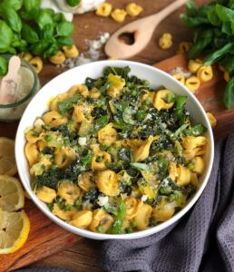 Tortellini au fromage et légumes