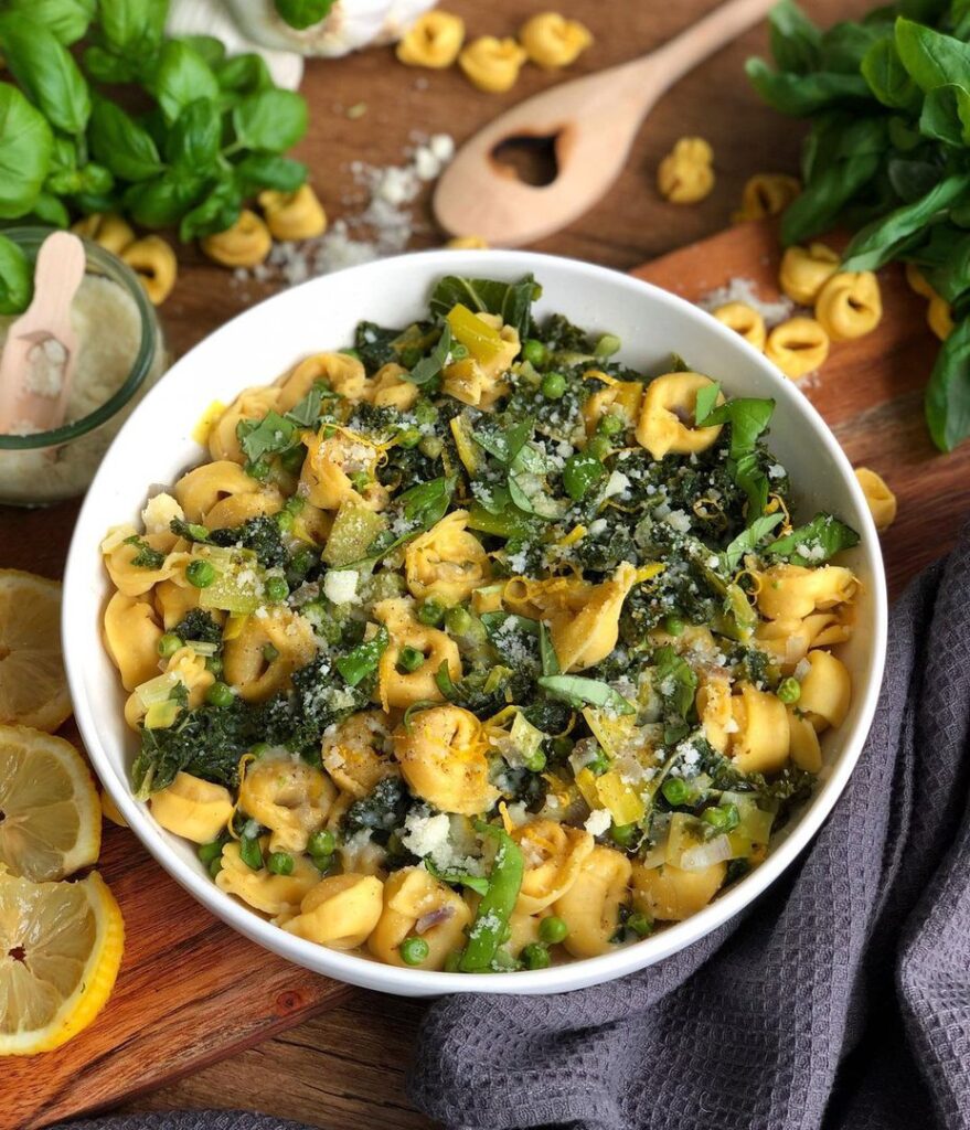 Tortellini au fromage et légumes