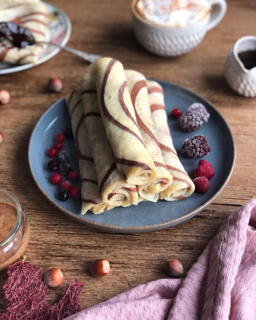 Crêpes marbrées