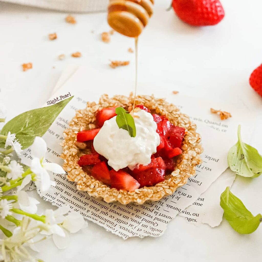 Tartelettes végétariennes aux fraises