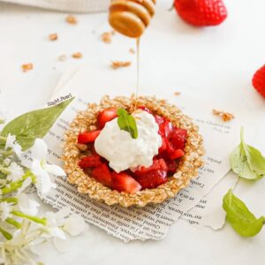 Tartelettes végétariennes aux fraises