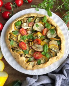 Tarte rustique à la courgette et pesto Tarte rustique à la courgette et pesto