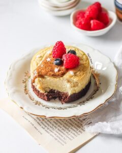 Cheesecake végétarien au son d&rsquo;avoine