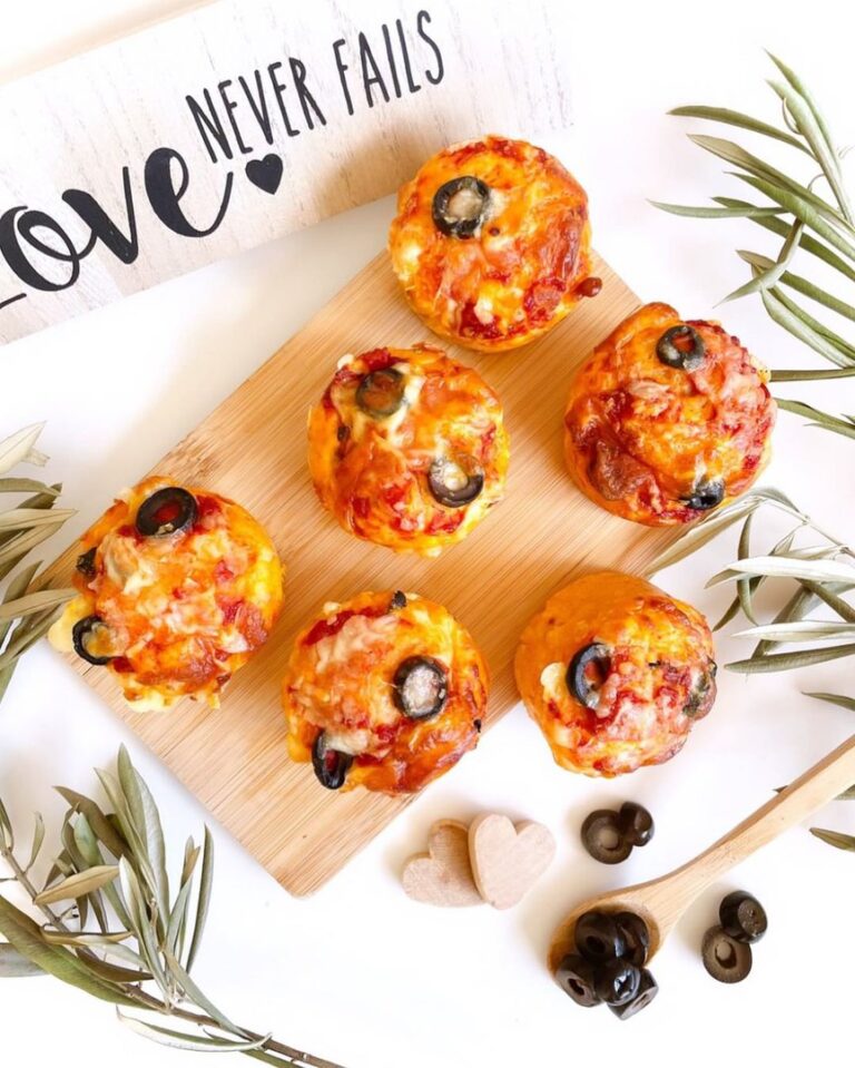Muffins façon pizza