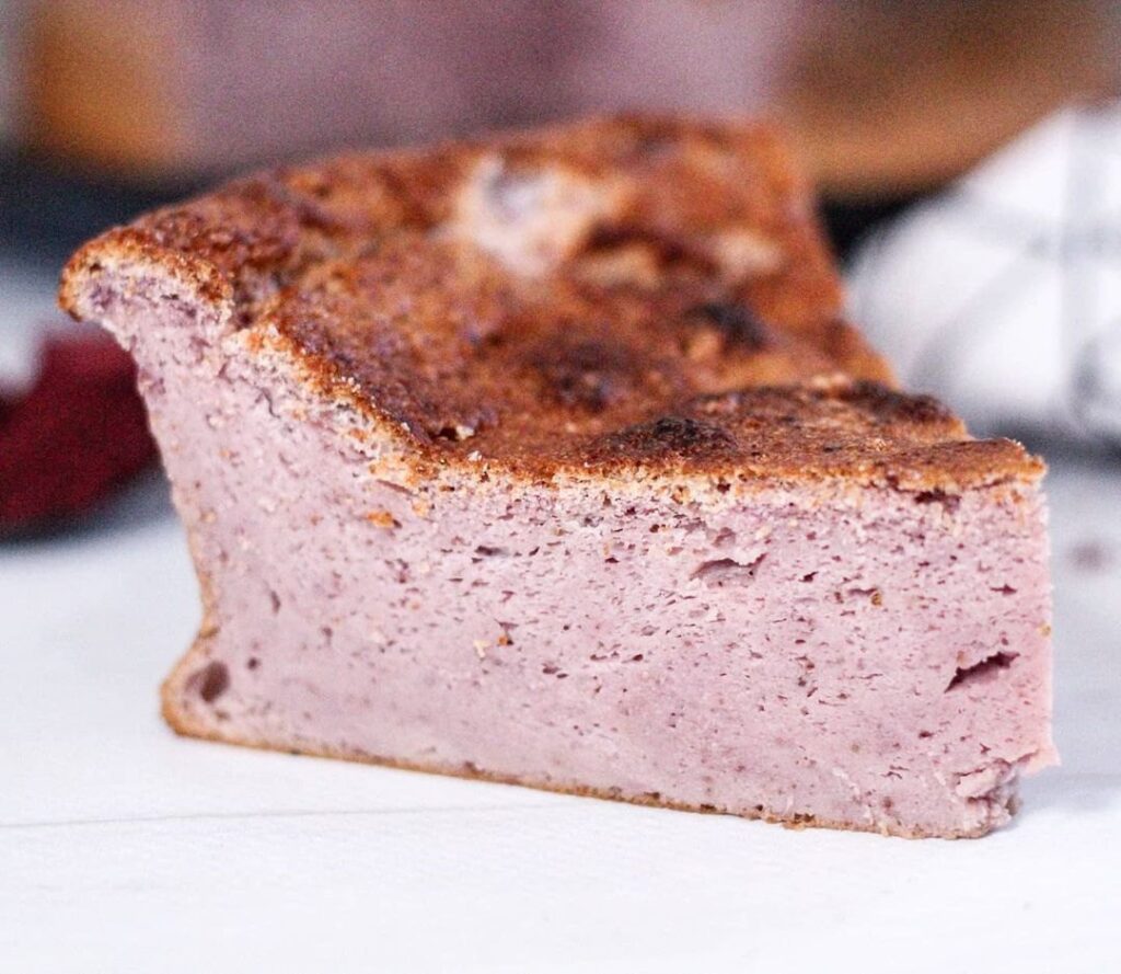 Gâteau fromage blanc & cassis