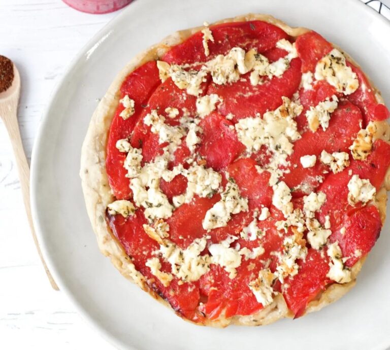 Tatin poivron & feta Tatin poivron & feta