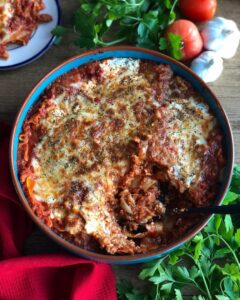 Lasagne de légumes et viande hachée