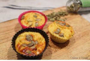 Egg muffins au chèvre