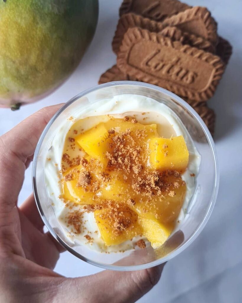 Cheesecake rapide à la mangue