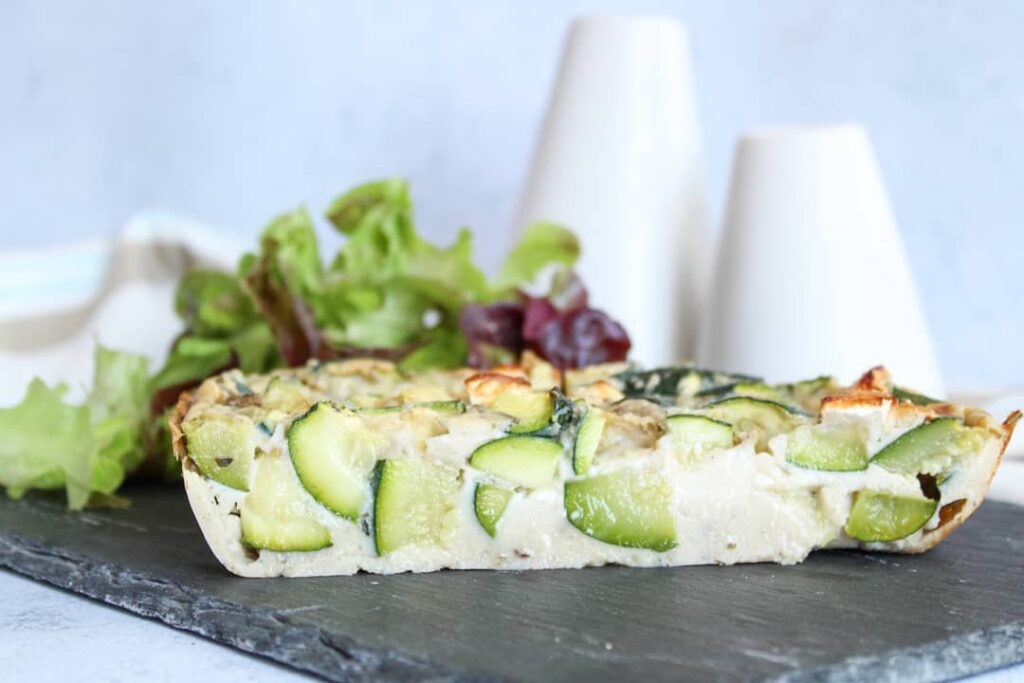 Clafoutis courgette et chèvre