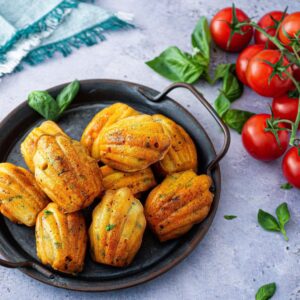Madeleines aux tomates séchées