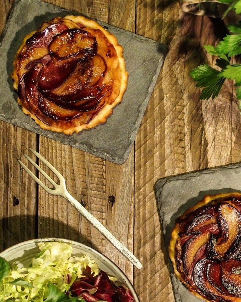Tatin de pommes-magret fumé Tatin de pommes-magret fumé