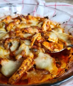 Poulet tendre aux notes italiennes