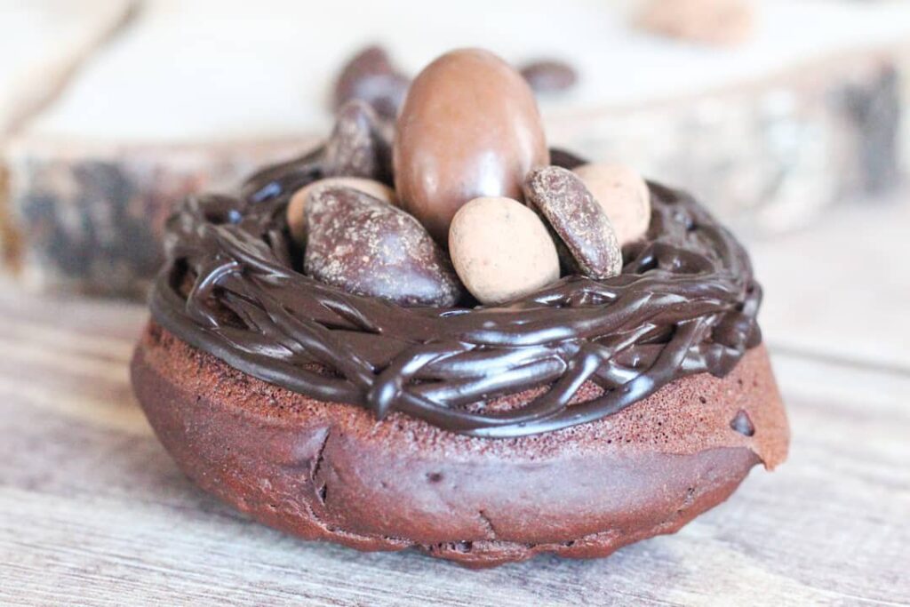 Nids de Pâques au chocolat