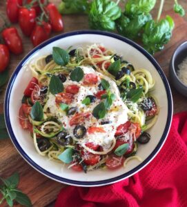 Spaghettis de courgette maison