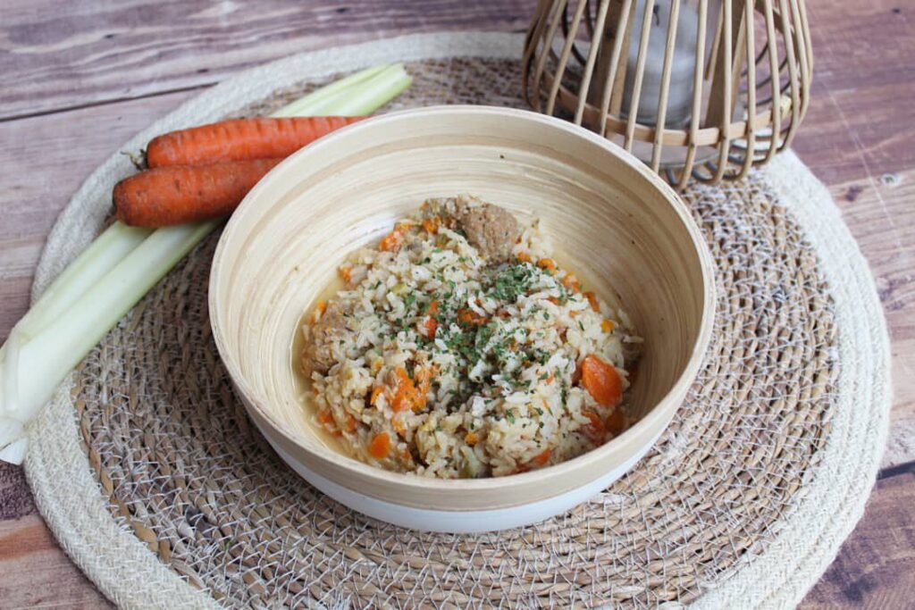 Seitan façon blanquette