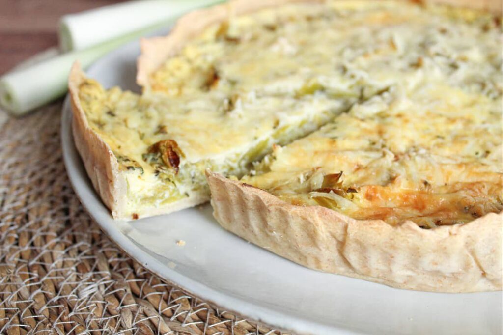 Tartes aux poireaux