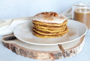 Carrots pancakes tower