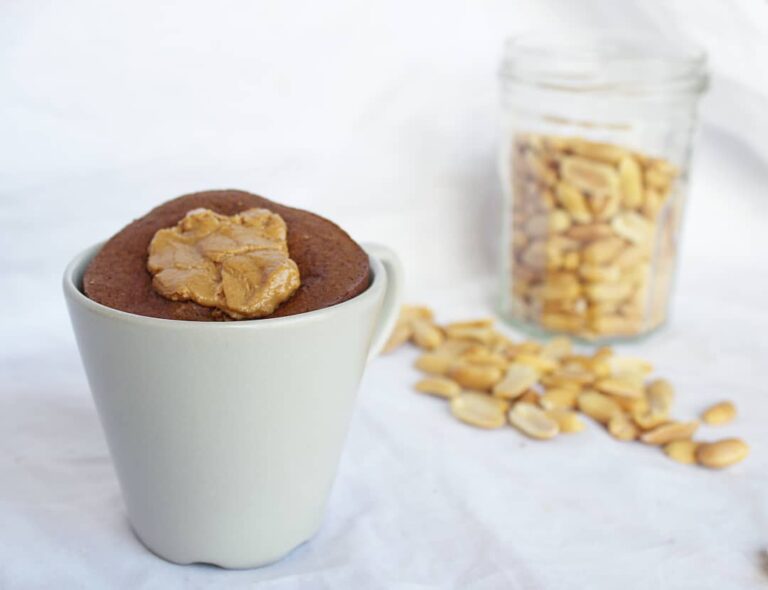 Mug cake à la cacahuète Mug cake à la cacahuète