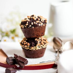 Muffins au chocolat et amandes croustillantes