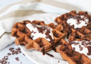Gaufres chocolat et coco