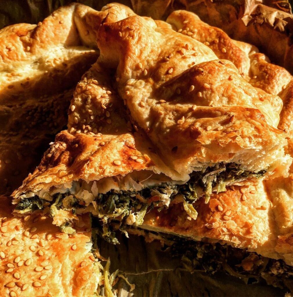 Spanakopita tourte grecque aux épinards