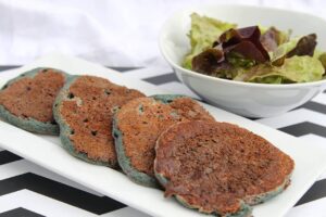 Pancakes au chou rouge