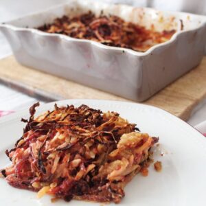 Gratin de légumes anciens