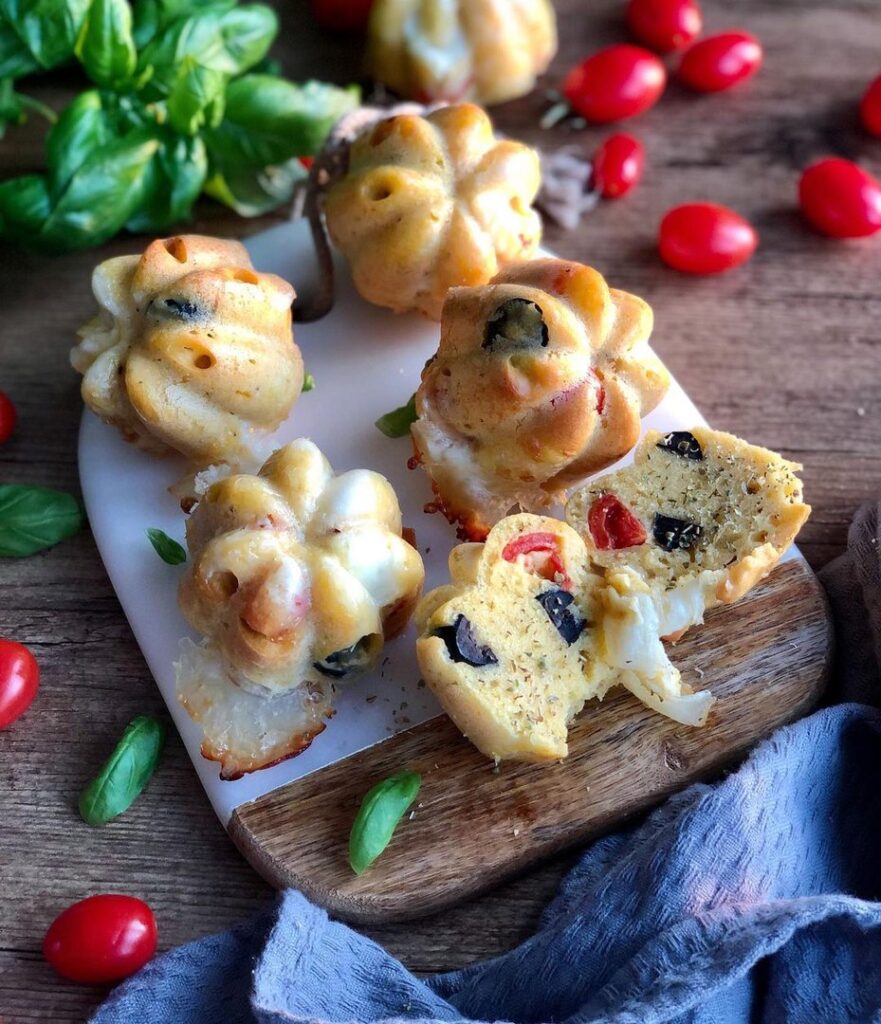 Muffins façon pizza