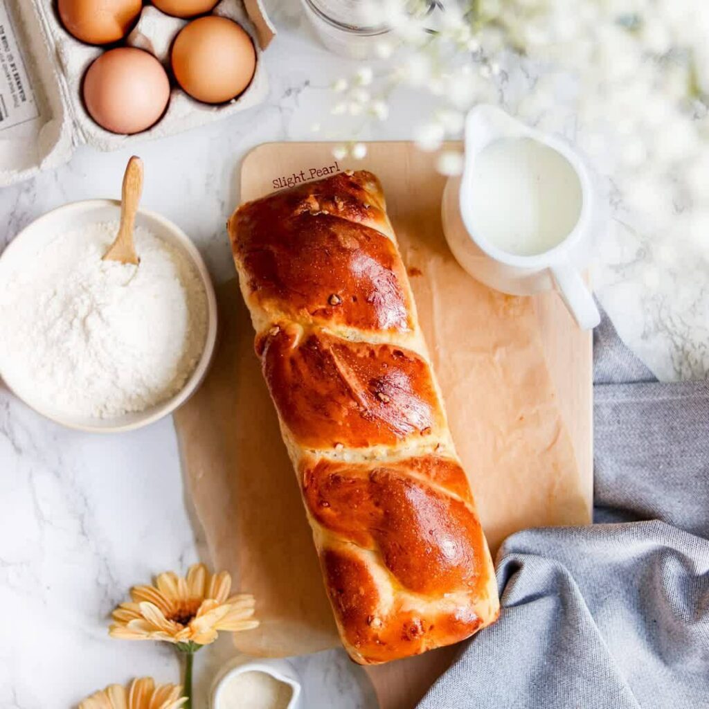 Brioche moelleuse pour le petit déjeuner