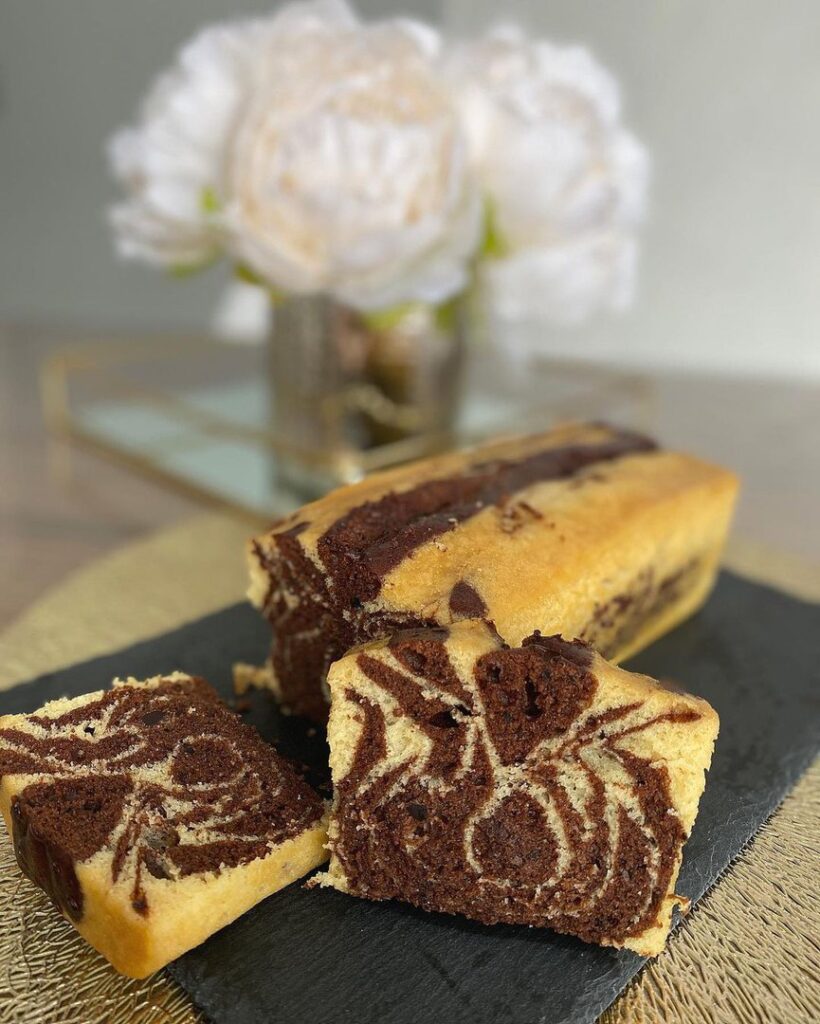 Gâteau vapeur marbré