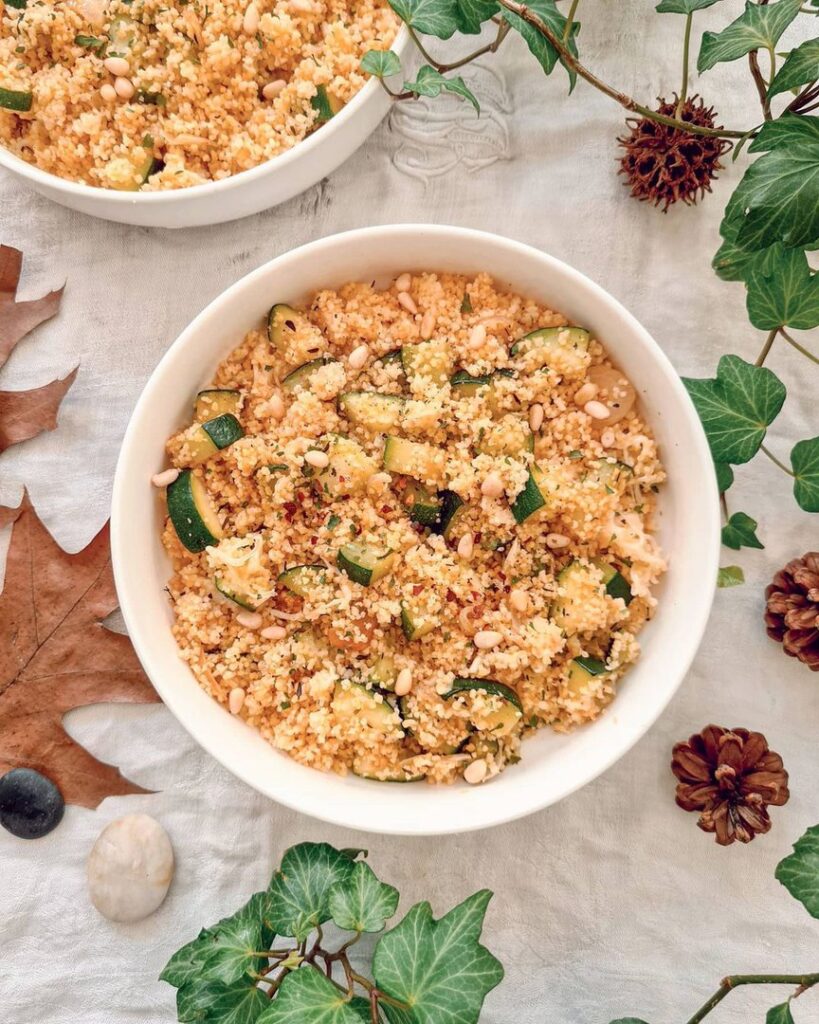 Couscous courgettes