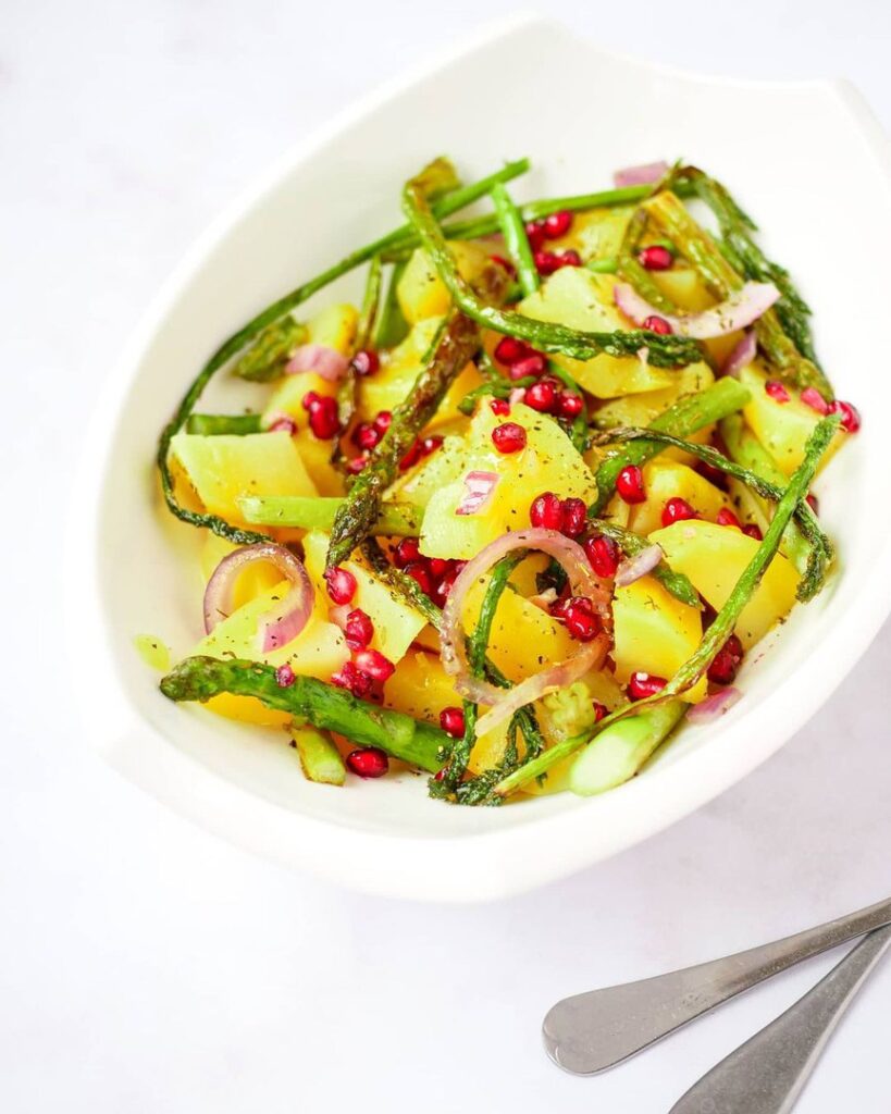 Salade tiède de fin de printemps