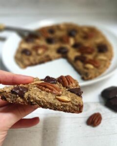 Maxi cookie à la poêle vegan