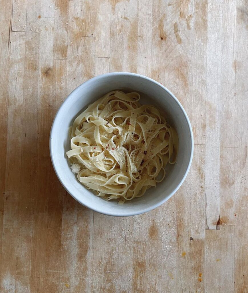 Tagliatelles au citron