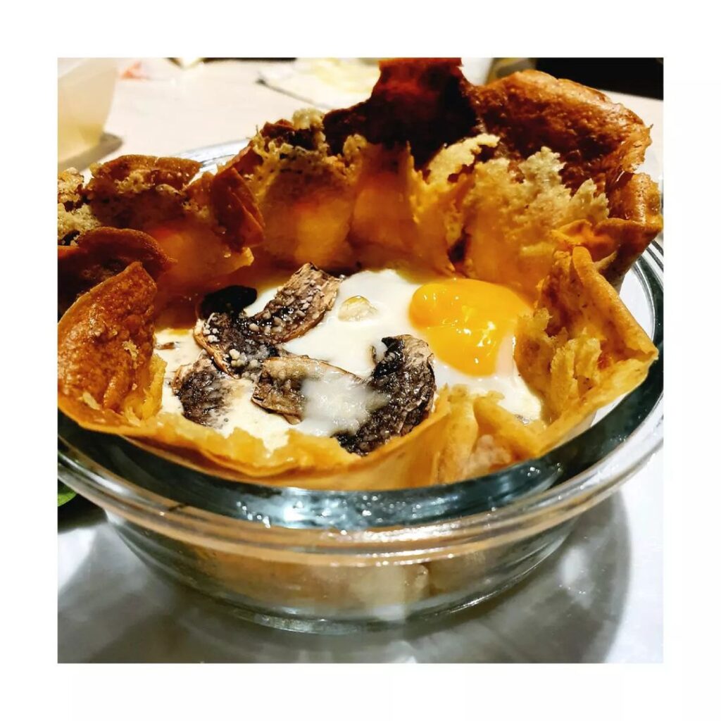 Crêpes façon cocotte à la crème et aux champignons
