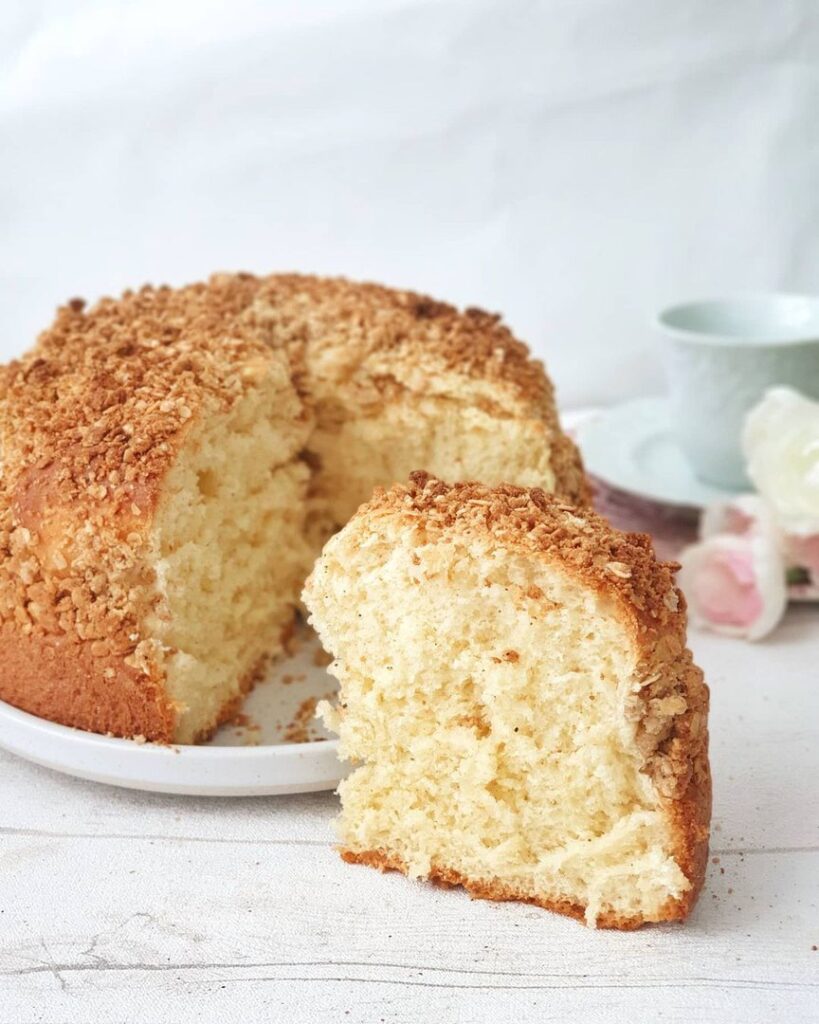 Brioche alsacienne avec crumble