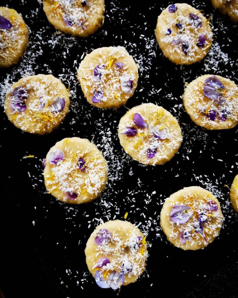 Sables coco aux fleurs