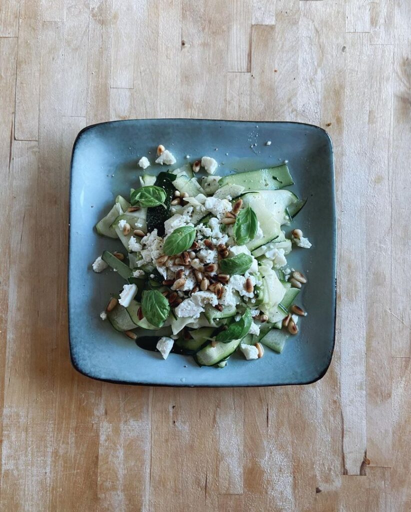 Salade de courgettes & feta