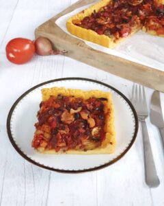 Tarte de polenta aux légumes du soleil