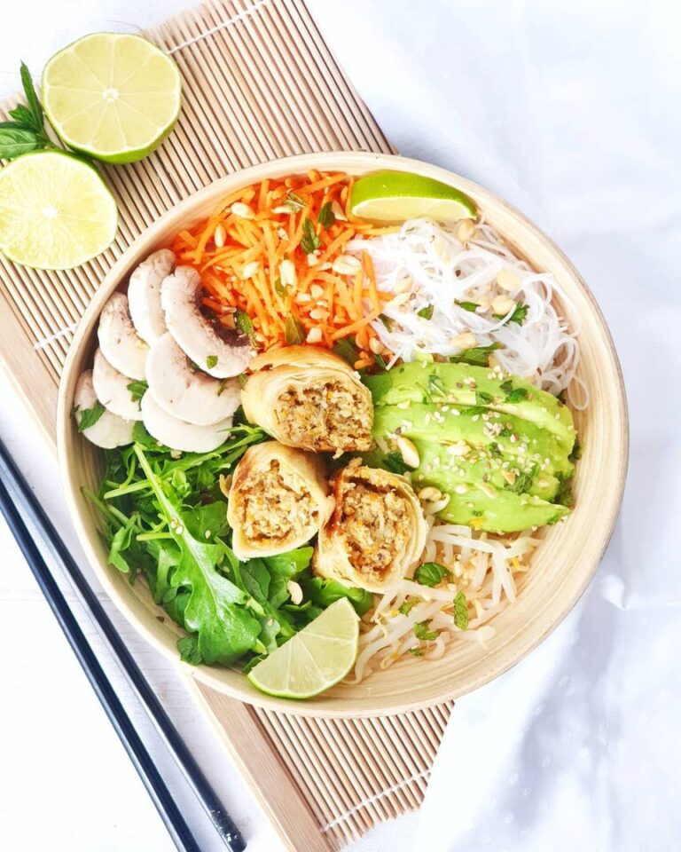 Bò bún –  nems au four