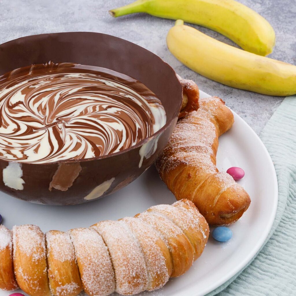 La fondue gourmande trois chocolats