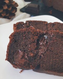 Fondant au chocolat et pépites de chocolat