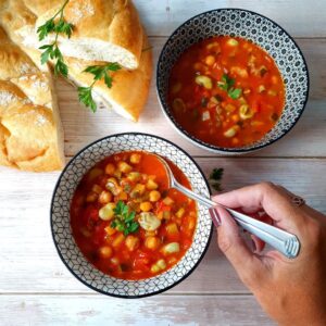 Soupe orientale aux légumes