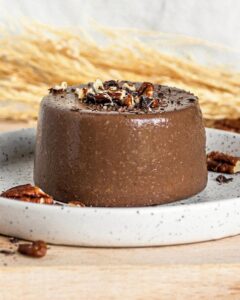 Flan chocolat banane