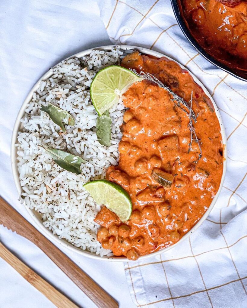 Curry de Pois Chiches Crémeux