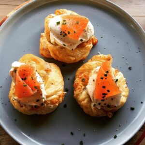 Feuilletés saumon fumé et philadelphia